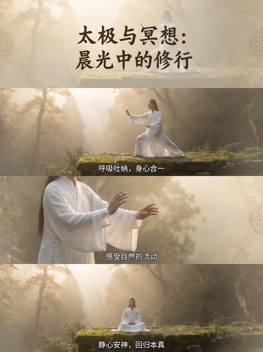17C 太极晨练视频演示：晨光中的东方身心修行 - www.uobscoi.cn