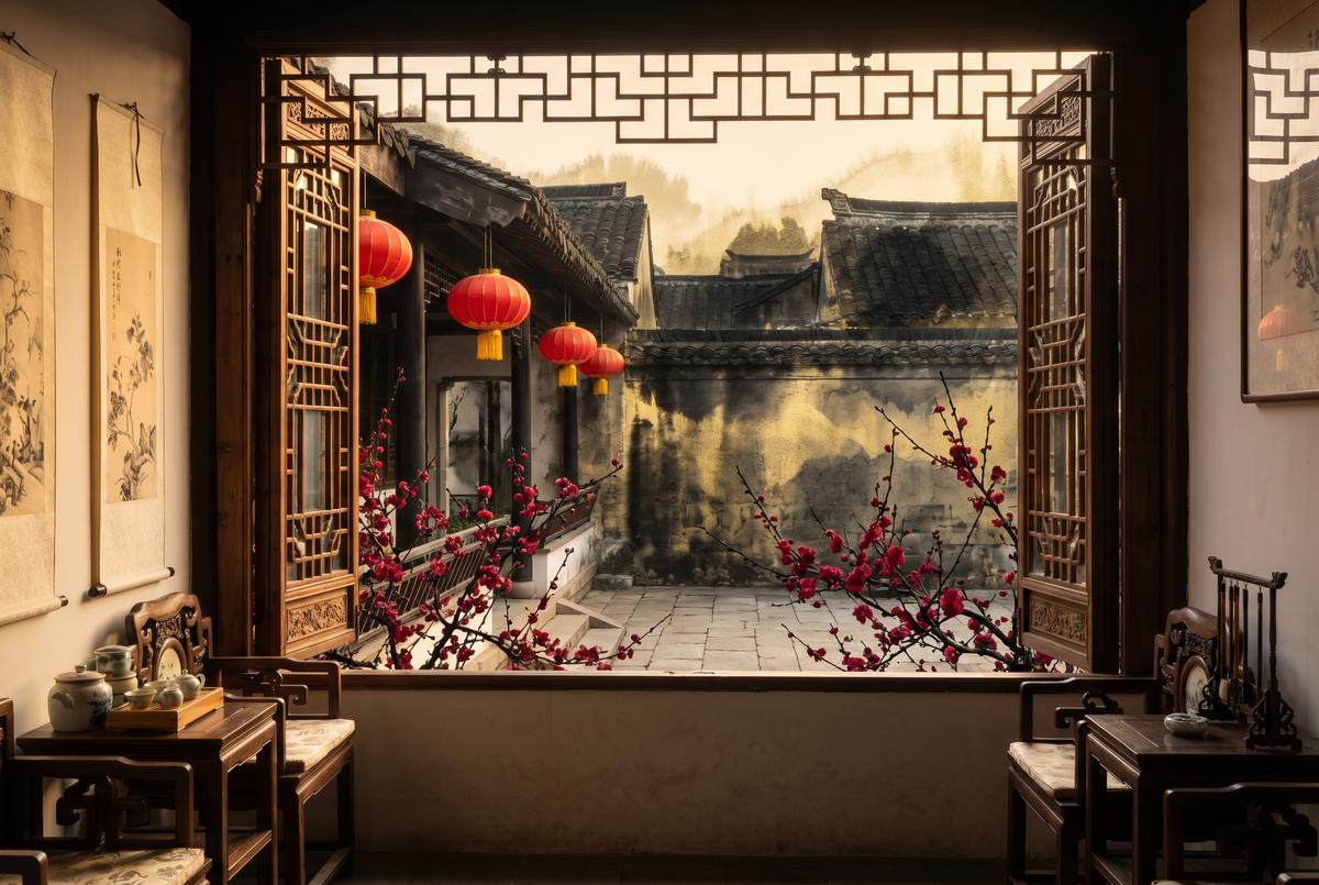 17C国风美学 - 古建庭院意境 - www.uobscoi.cn